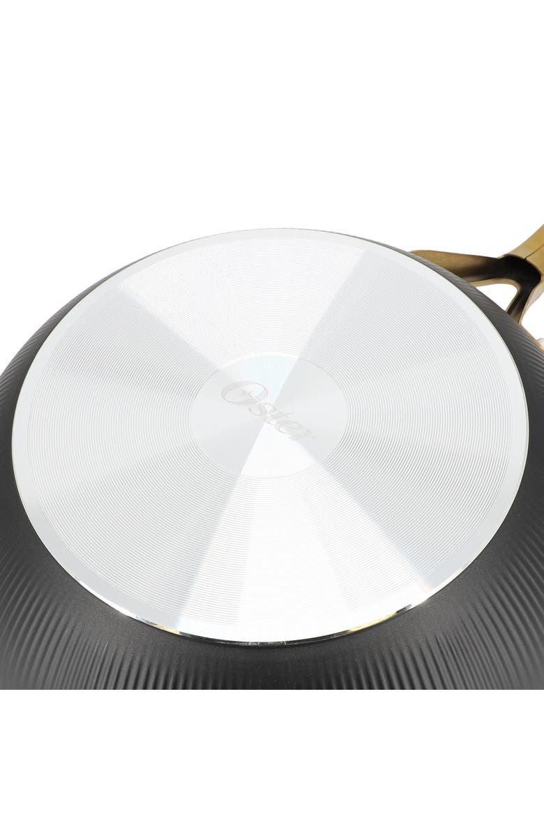 OSTER Abbottsford 11 Inch Nonstick Aluminum Frying Pan, Alternate, color, Black