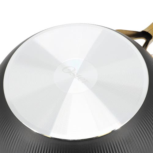 Oster Abbottsford 11 Inch Nonstick Aluminum Frying Pan In Black