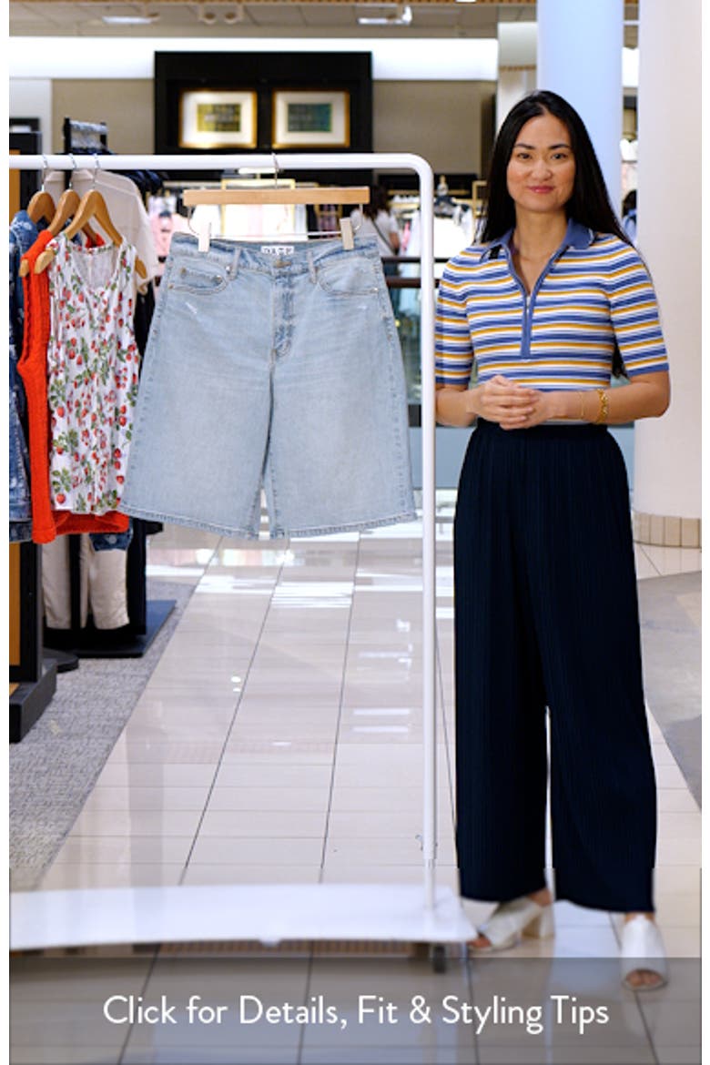 Cruiser Distressed Denim Bermuda Shorts video