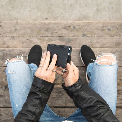 Casupo Large Billfold Wallet In Black