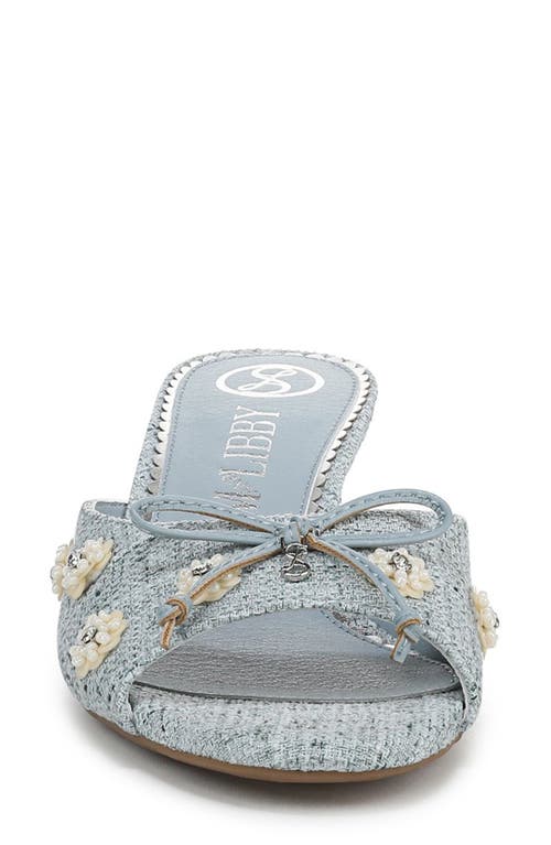 Sam & Libby Olliefluer Kitten Heel Slide Sandal