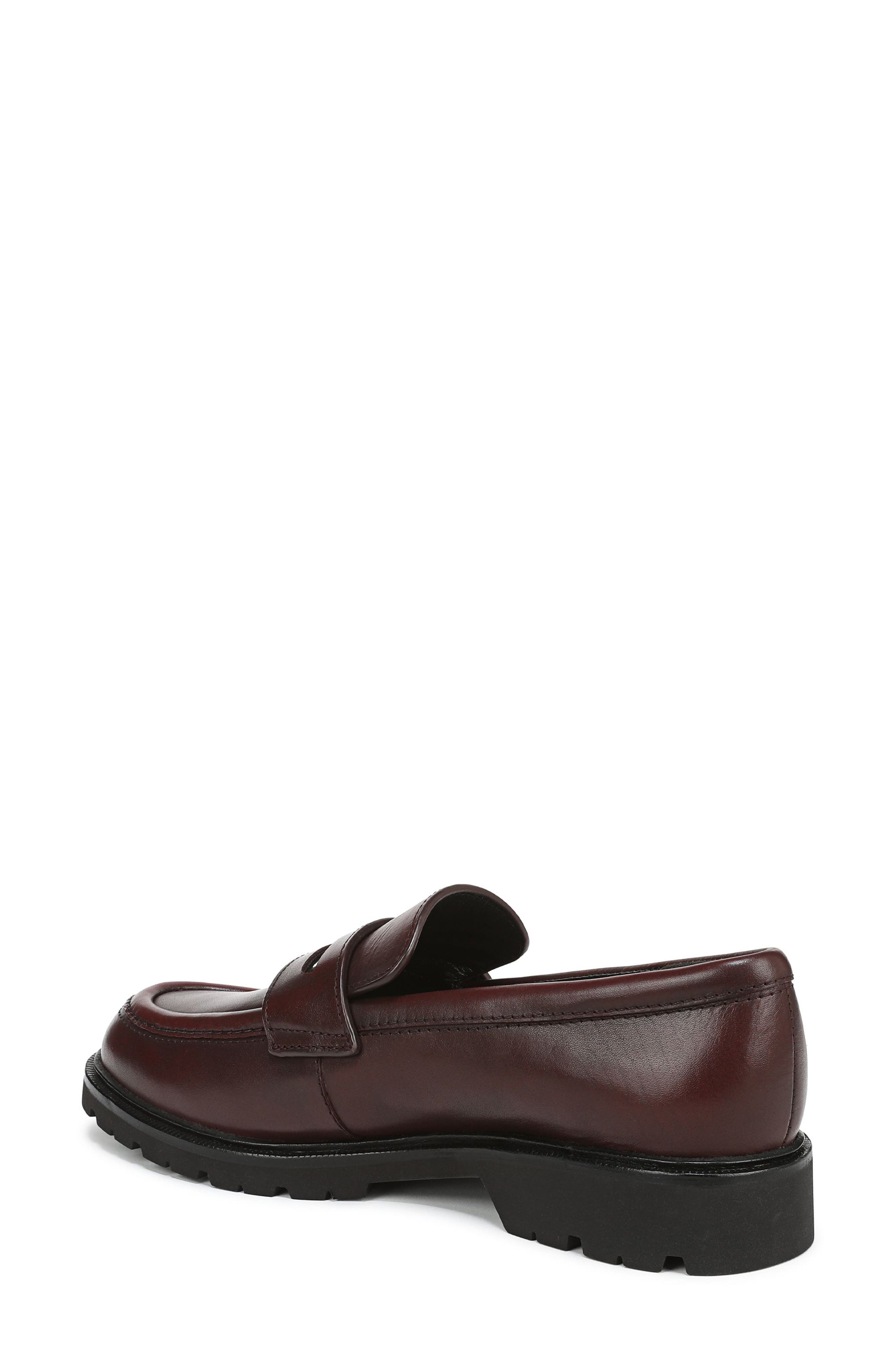 Vince Siena Lugged Penny Loafer, Alternate, color, Bloodstone