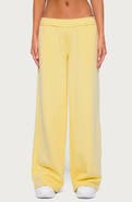 EDIKTED Byrdi Low Rise Wide Leg Sweatpants