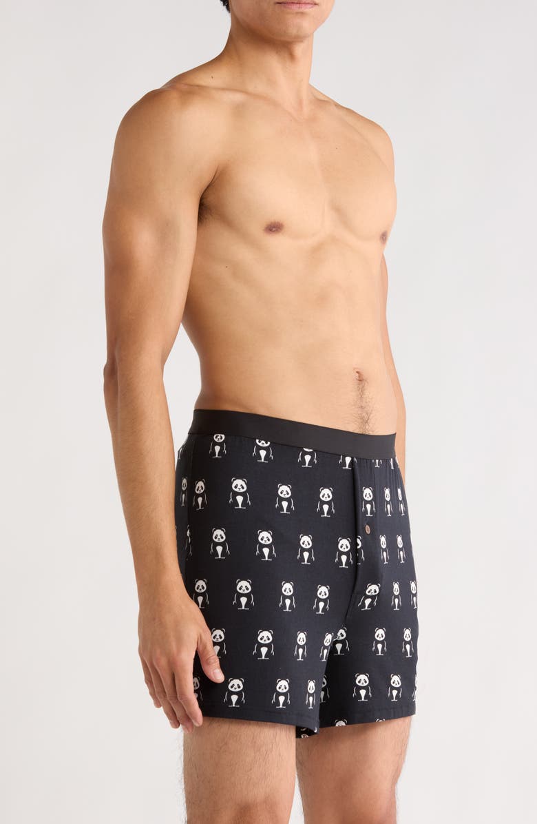 MeUndies Knit Boxers, Alternate, color, Undercover Panda