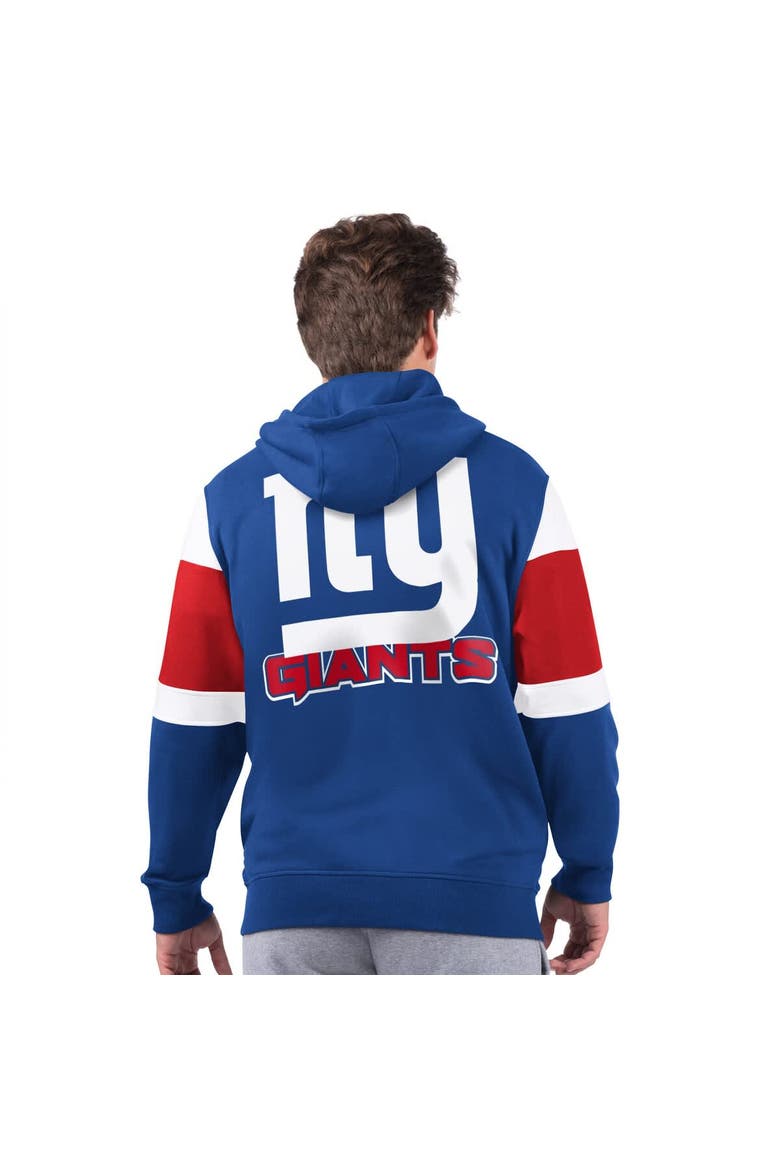 Men's Starter Royal New York Giants Extreme Vintage Logo Full-Zip Hoodie, Alternate, color, Royal