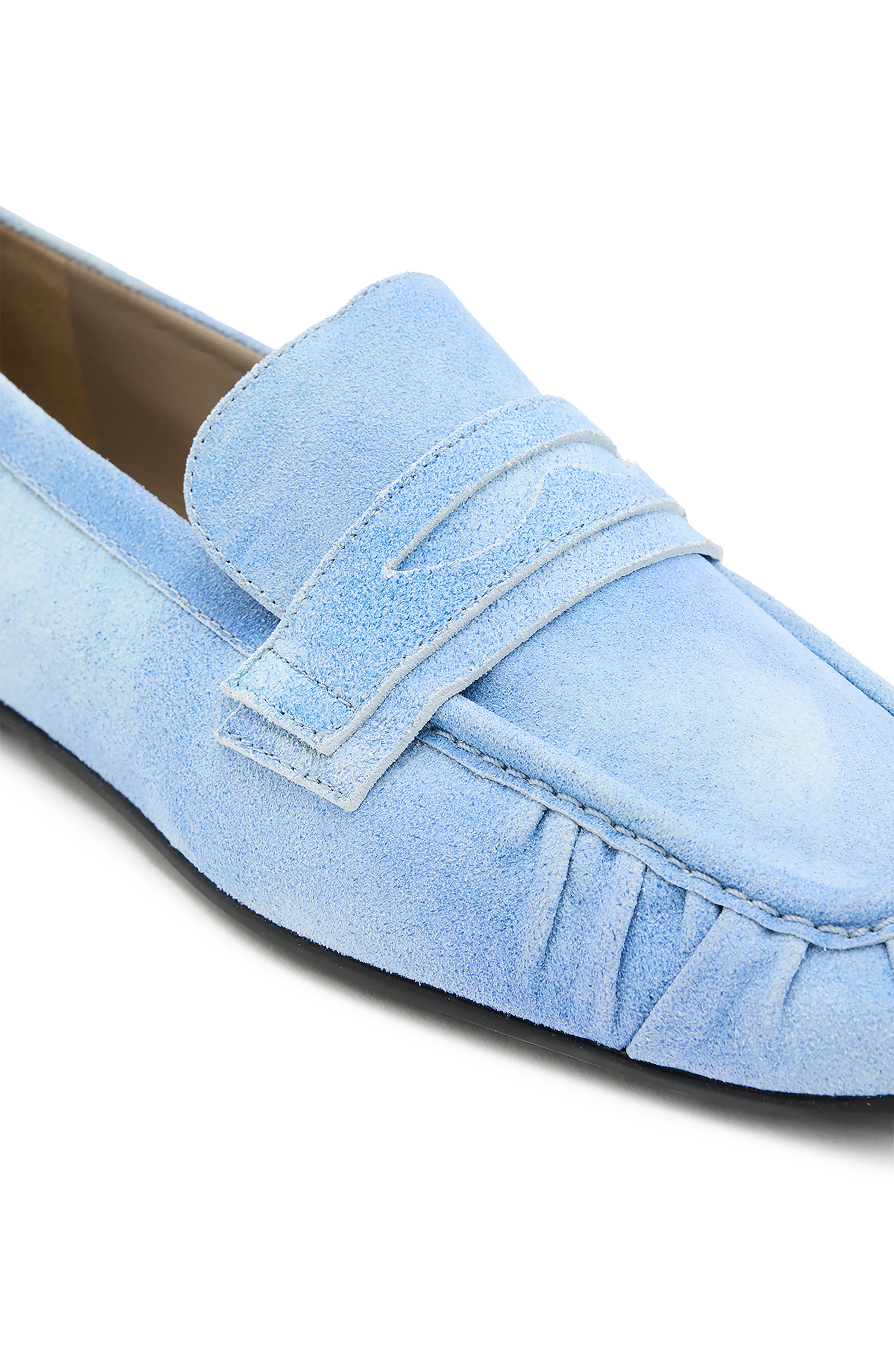 AllSaints Sapphire Penny Loafer, Alternate, color, 