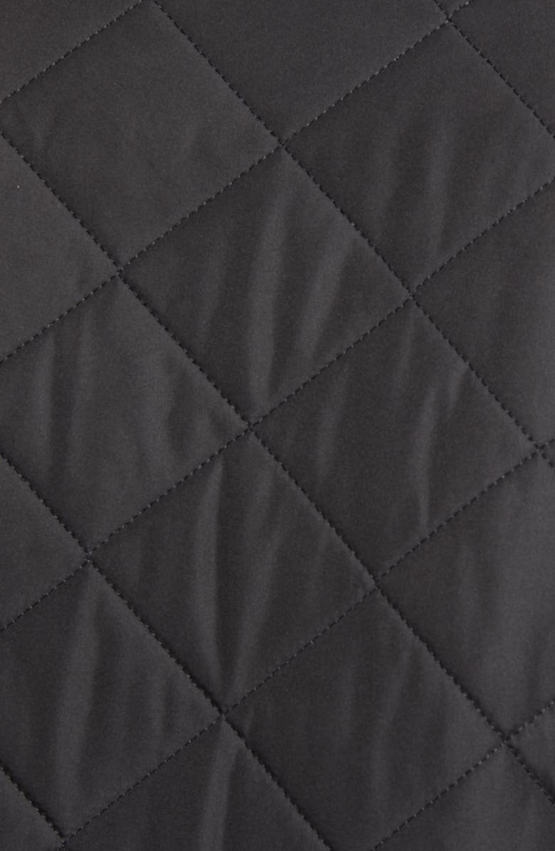 Barbour Powell Diamond Quilted Jacket, Alternate, color, Black