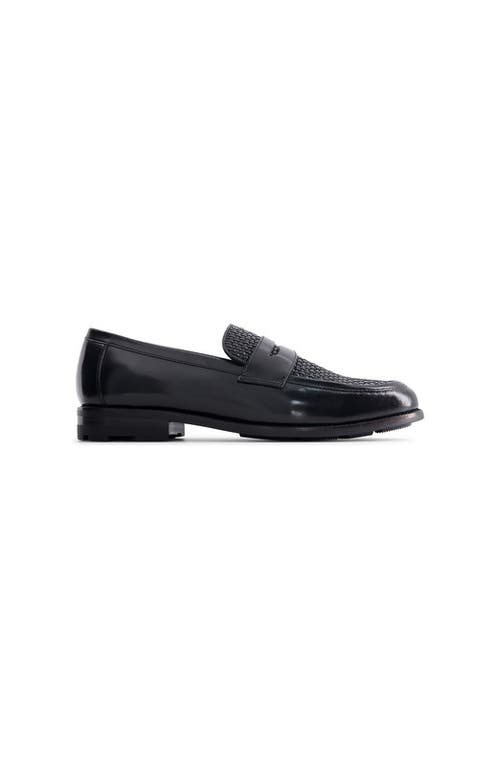 Anthony Veer Mercer Penny Loafer In Black