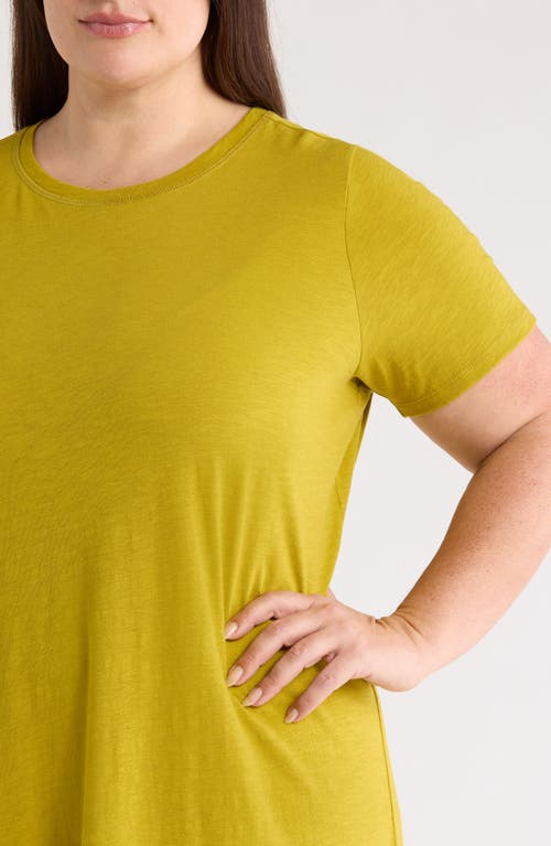 Eileen Fisher Organic Cotton Maxi Dress In Green
