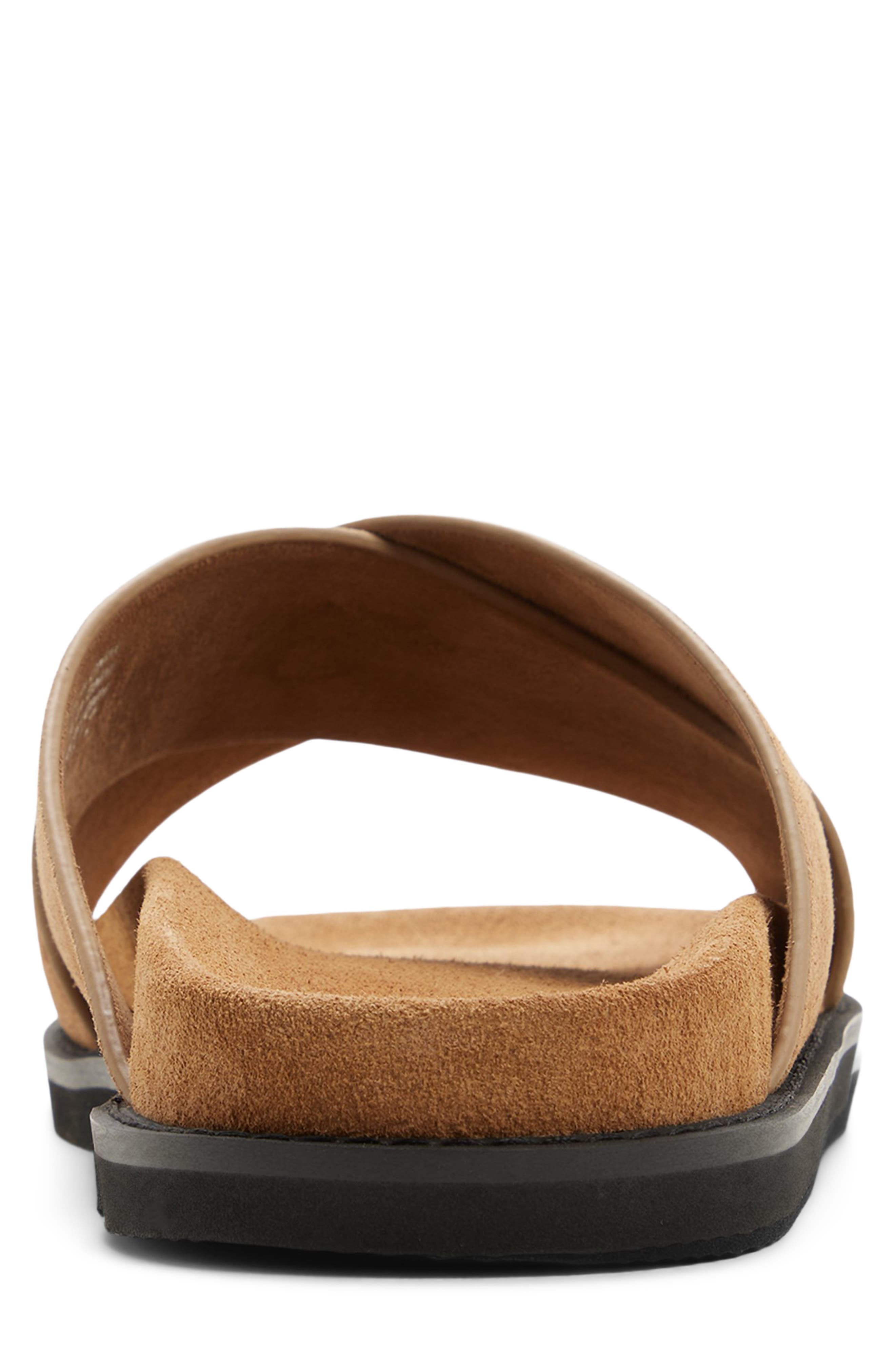 G.H.BASS Charleswood Cross Strap Sandal, Alternate, color, Light Brown