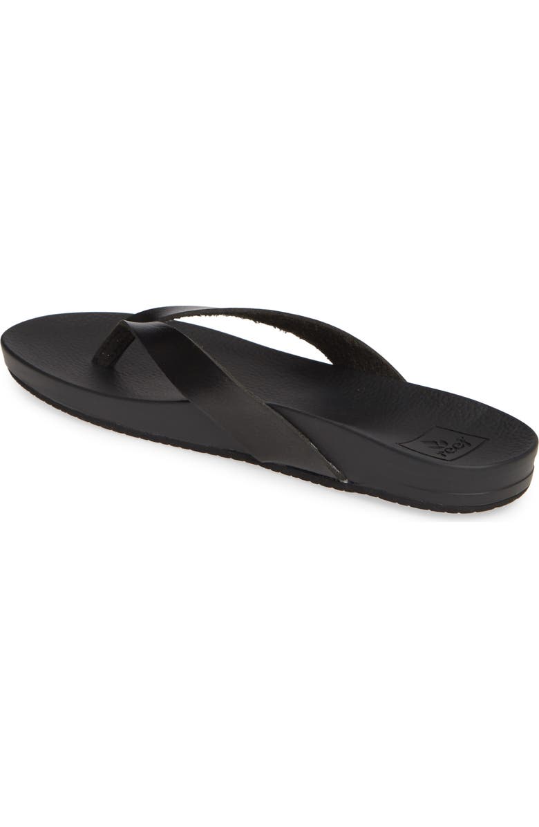 Reef Cushion Bounce Court Flip Flop, Alternate, color, Black