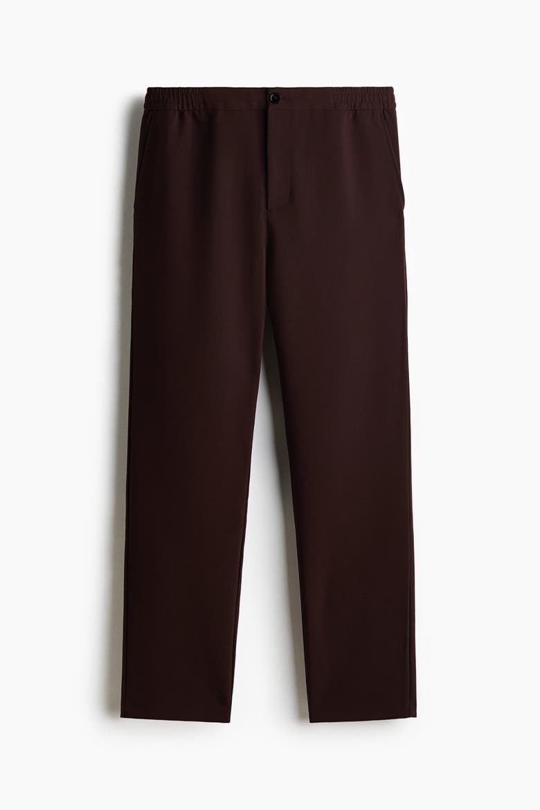 Regular-fit Twill Pants, Alternate, color, Dark brown