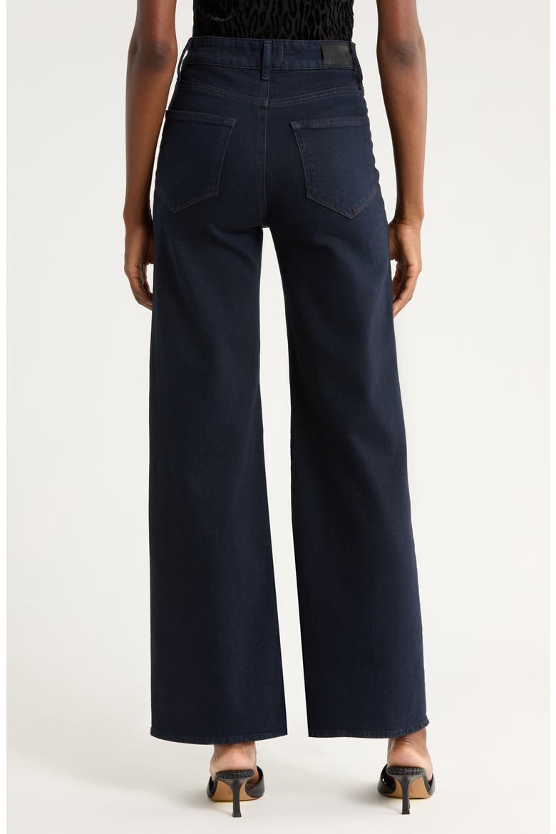 Anessa High Waist Patch Pocket Wide Leg Jeans, Alternate, color, DUCHESS