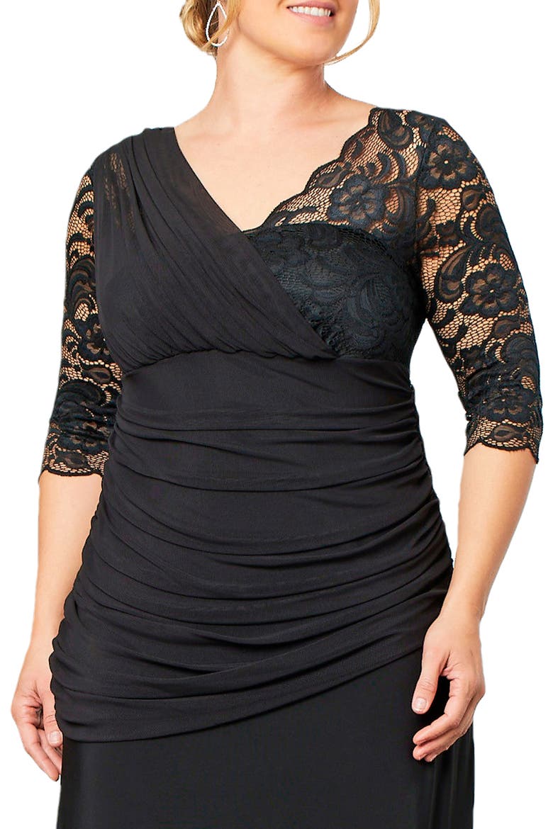 Soirée Evening Gown, Alternate, color, ONYX