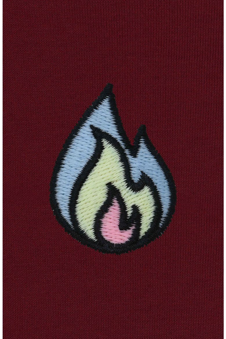 Fire Fleece Sweatshirt, Alternate, color, Maroon