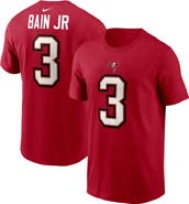 Nike Men's Nike Rueben Bain Jr. Red Tampa Bay Buccaneers Name & Number T-Shirt