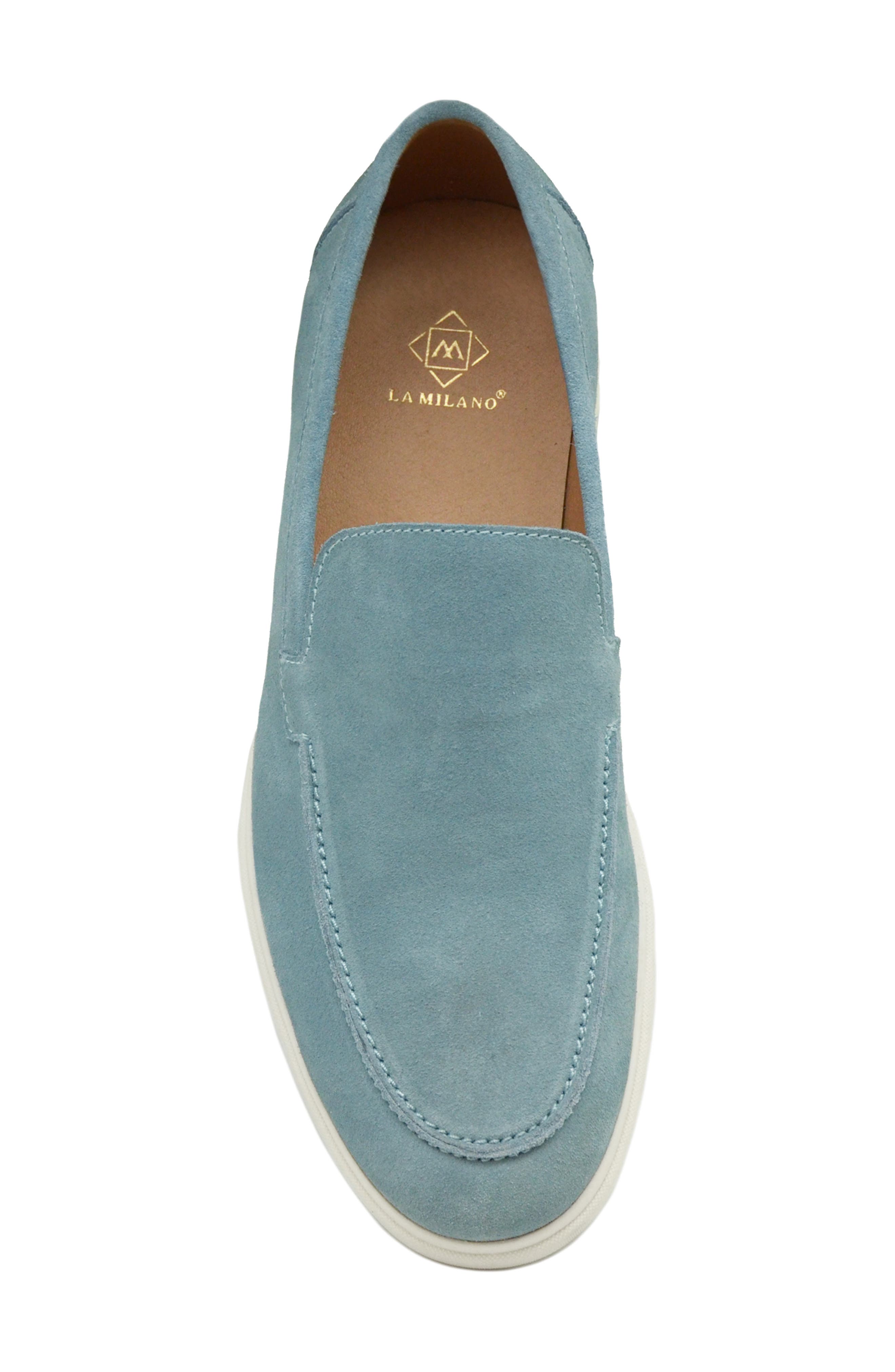 Pieta Driving Loafer, Alternate, color, LIGHT BLUE