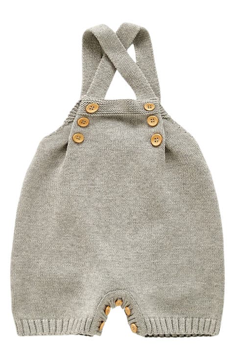 Spencer Knit Cotton Romper (Baby)