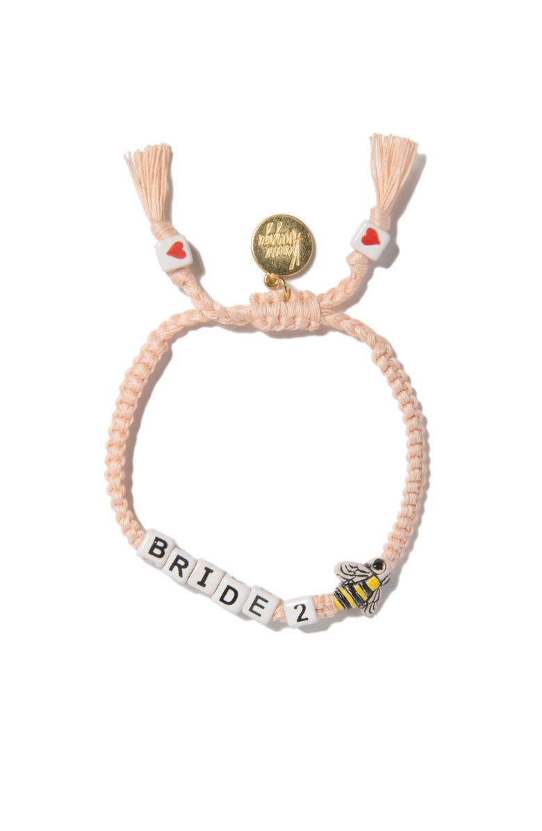 Venessa Arizaga Bride To Bee Bracelet, Main, color, Peach