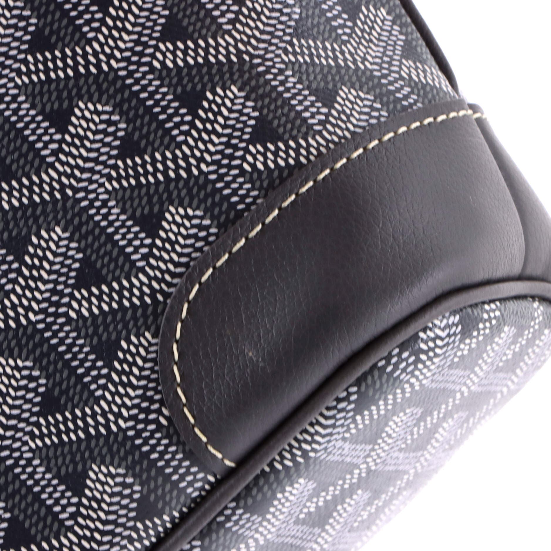 Pre-Owned Goyard Beluga Bag Coated Canvas Mini, Alternate, color, Gray