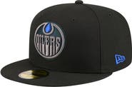 New Era Men's New Era Black Edmonton Oilers Color Pop 59FIFTY Fitted Hat