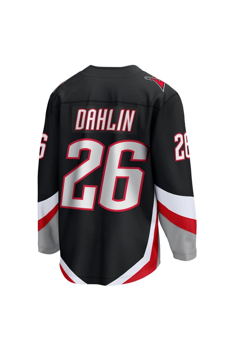 Men's Fanatics Rasmus Dahlin Black Buffalo Sabres Alternate Captain Patch Breakaway Jersey, Alternate, color, Black