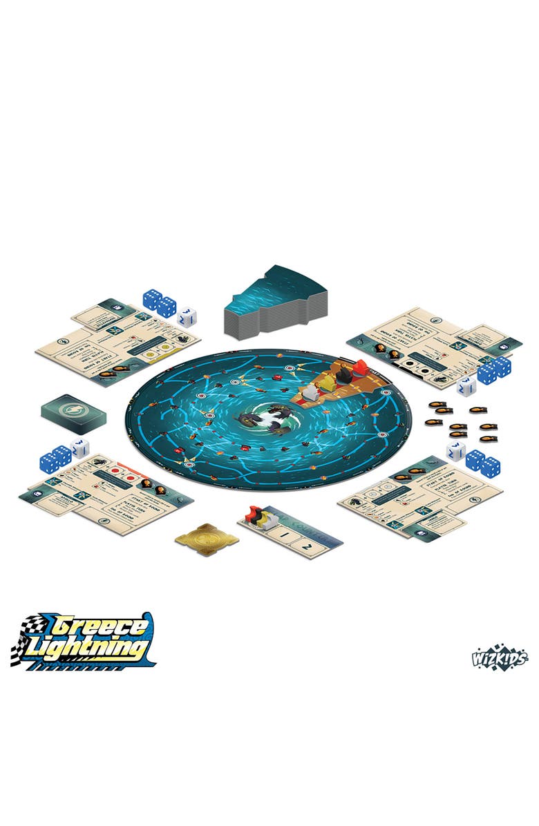 WizKids Games Greece Lightning | Greek Hydra Regatta Race Board Game | WizKids, Alternate, color,
