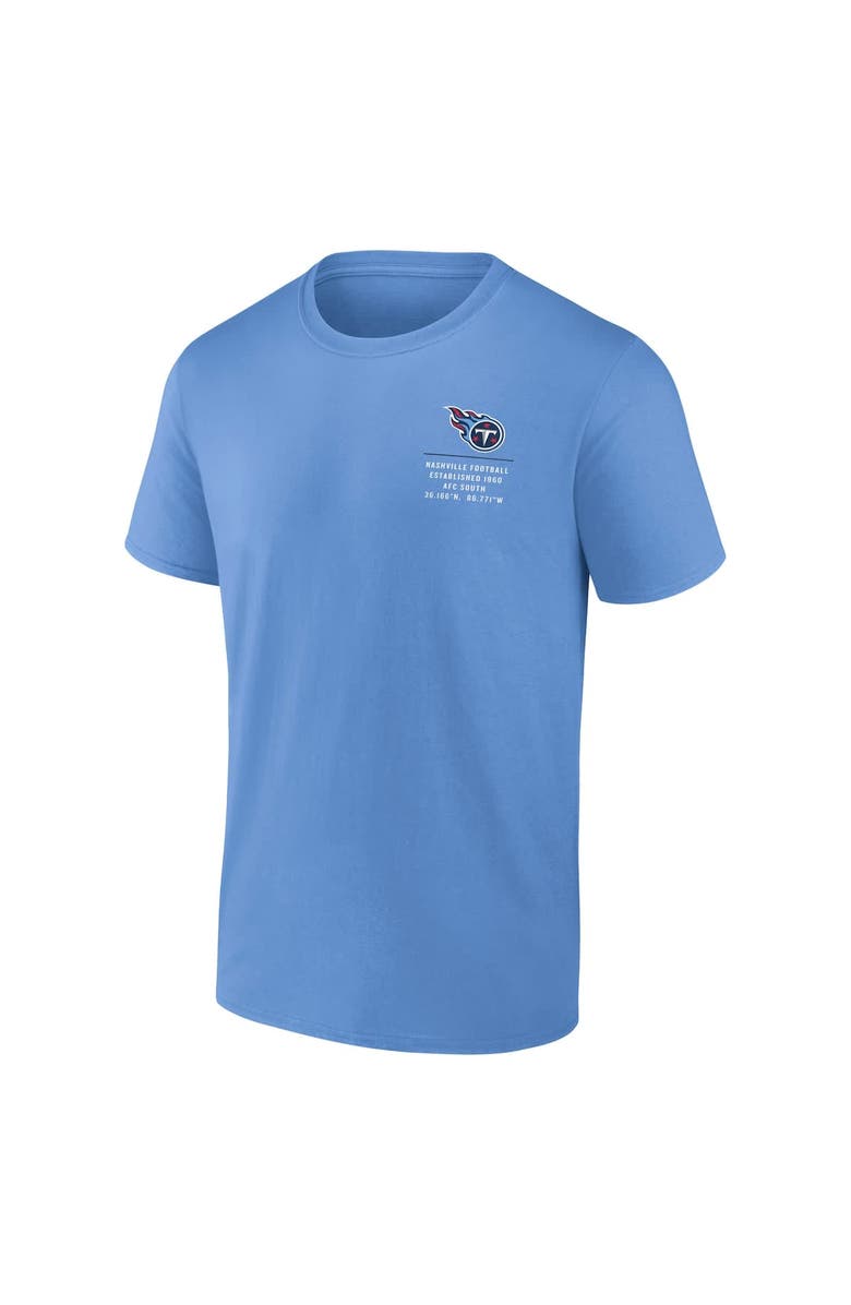 FANATICS Men's Fanatics Light Blue Tennessee Titans Repeat Stats T-Shirt, Alternate, color, Light Blue