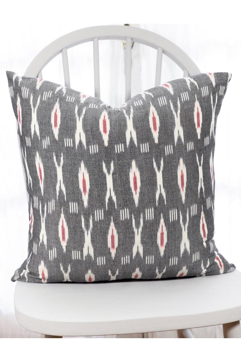 XO Throw Pillow Cover, Alternate, color, Grey, Red