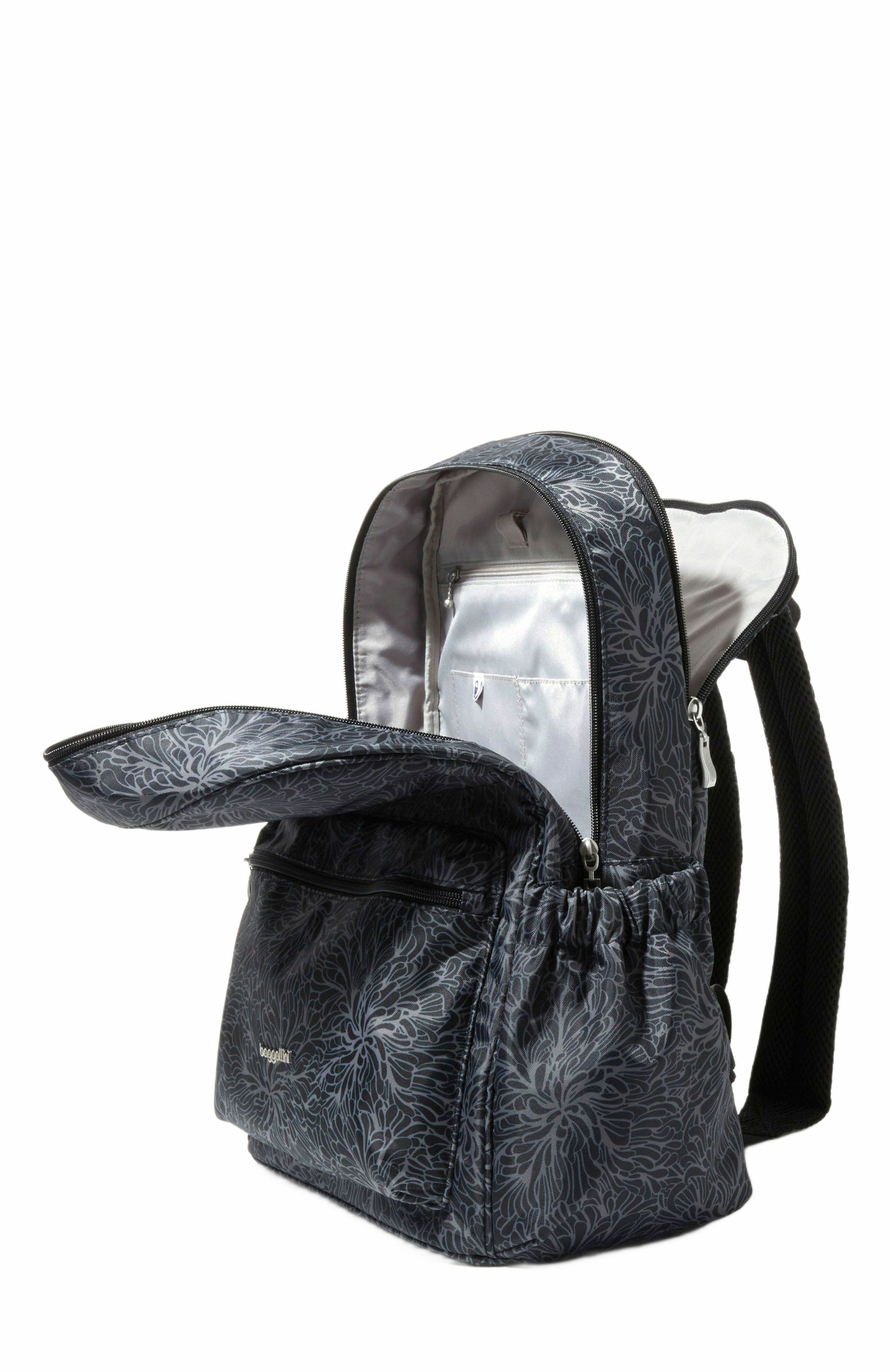 BAGGALLINI On the Go Laptop Backpack, Alternate, color, Midnight Blossom