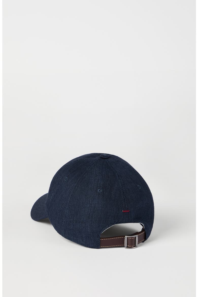Délavé linen Baseball cap, Alternate, color, Navy Blue