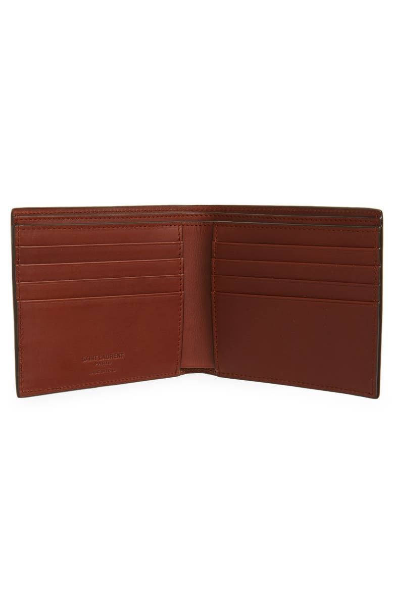 Saint Laurent East/West Monogram Bifold Wallet, Alternate, color,