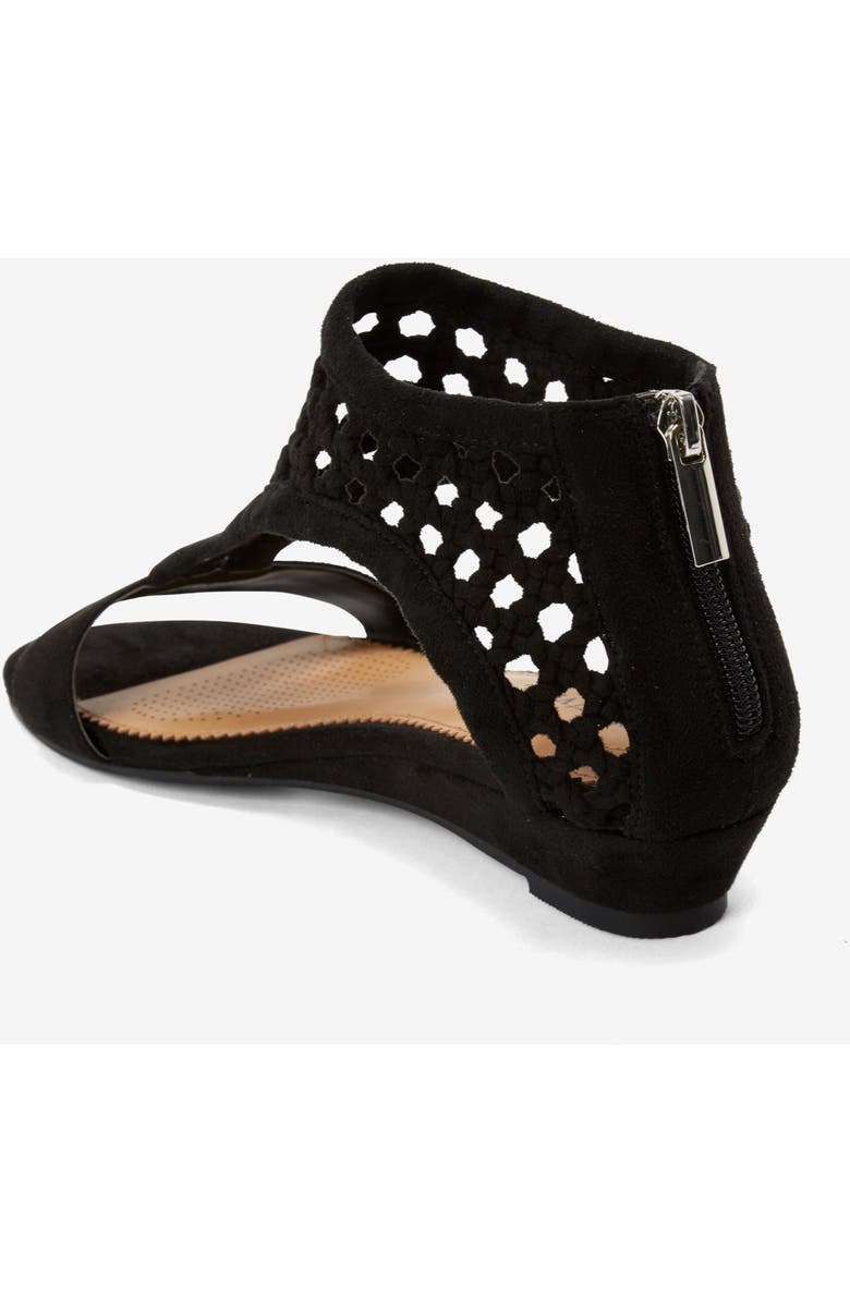 Comfortview The Harper Sandal, Alternate, color, Black