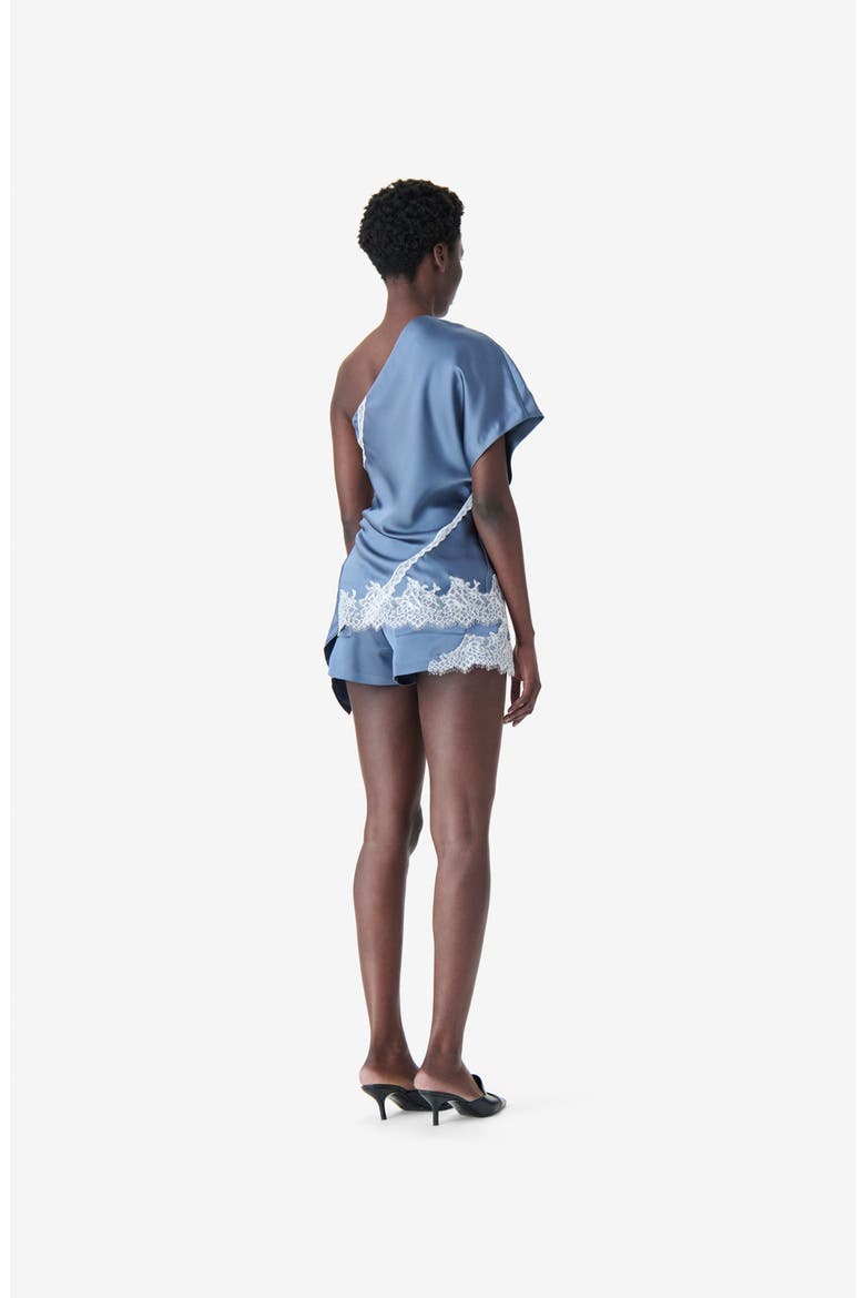Topazi Asymmetrical Top, Alternate, color, Storm Blue