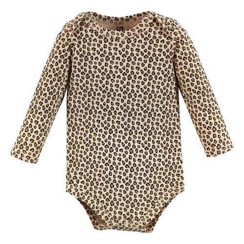 Hudson Baby Soft Cotton Long-sleeve Bodysuits In Multi