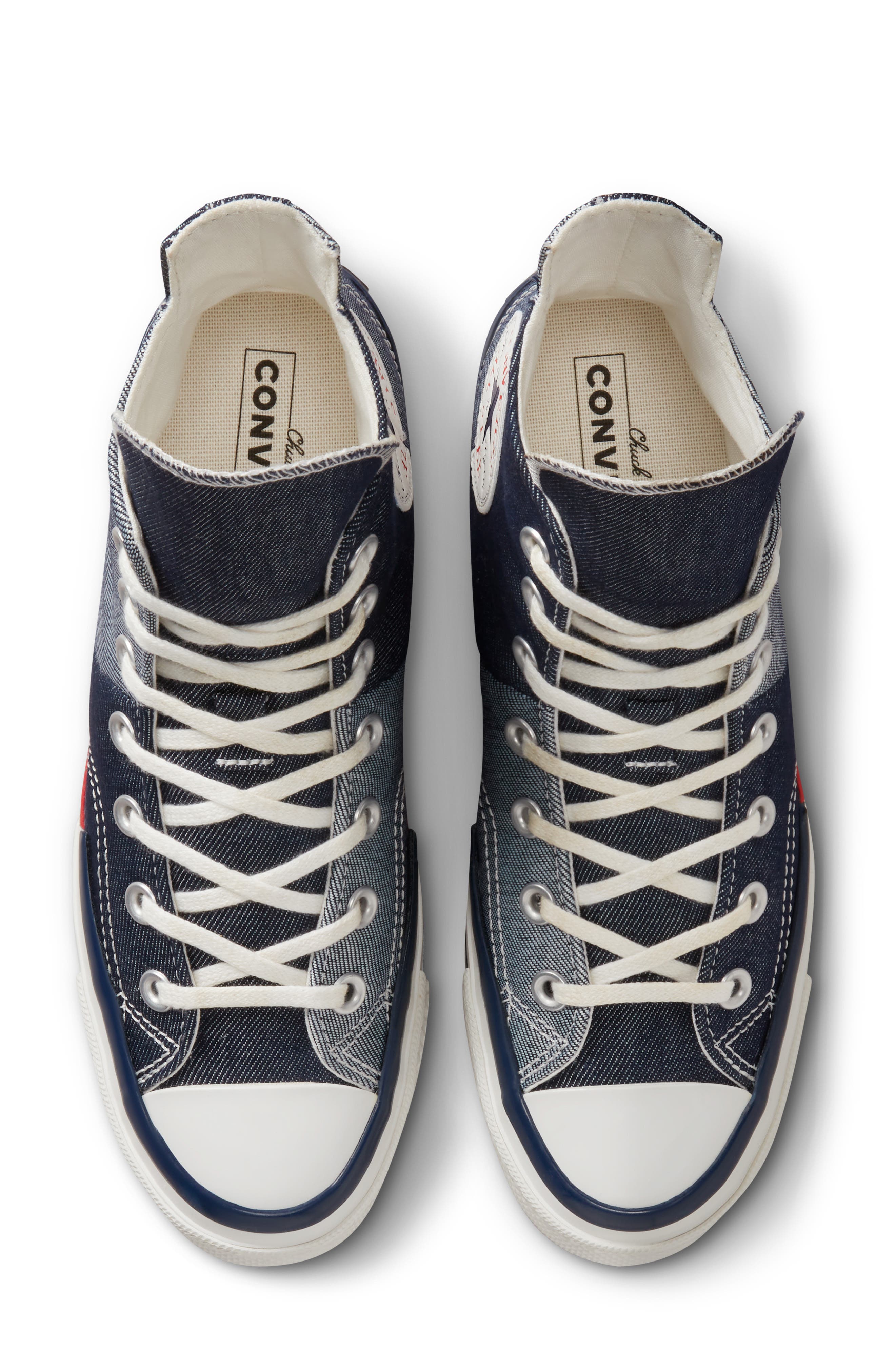 Chuck Taylor® All Star® 70 Plus High Top Sneaker, Alternate, color, OBSIDIAN/ WHITE/ OBSIDIAN