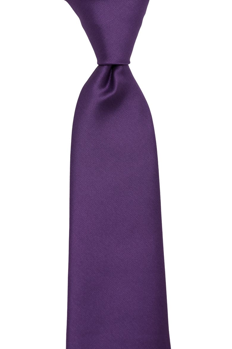 Satin Tie, Alternate, color, PURPLE