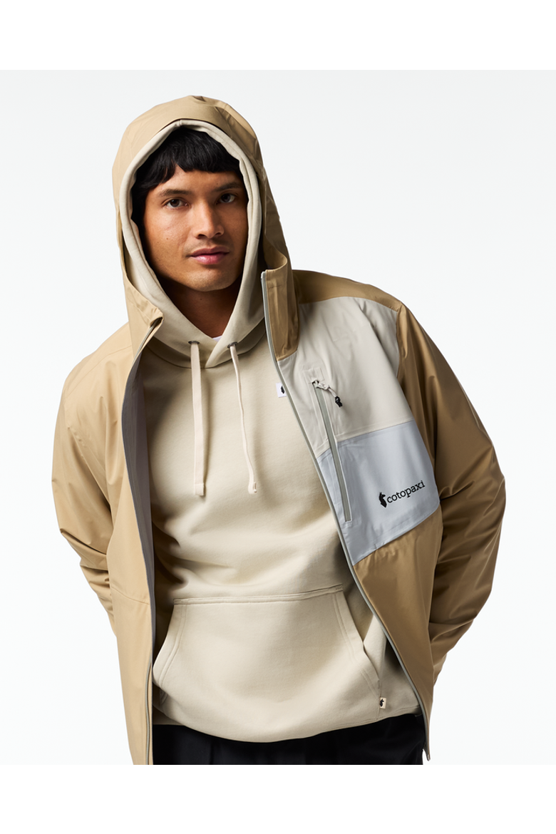 Impermeo 3L Hooded Shell Jacket - Men's, Main, color, Khaki