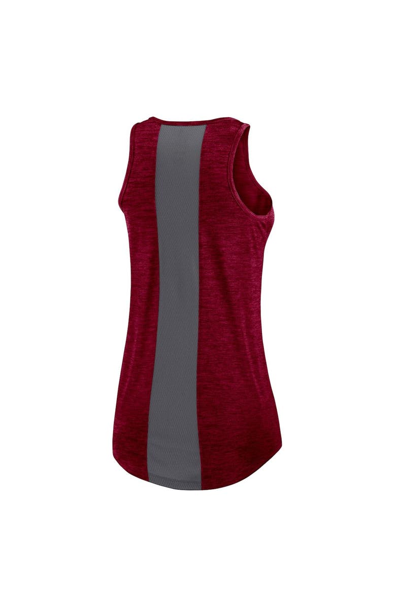 Nike Women's Nike Burgundy Washington Commanders High Neck Performance Tank Top, Alternate, color,