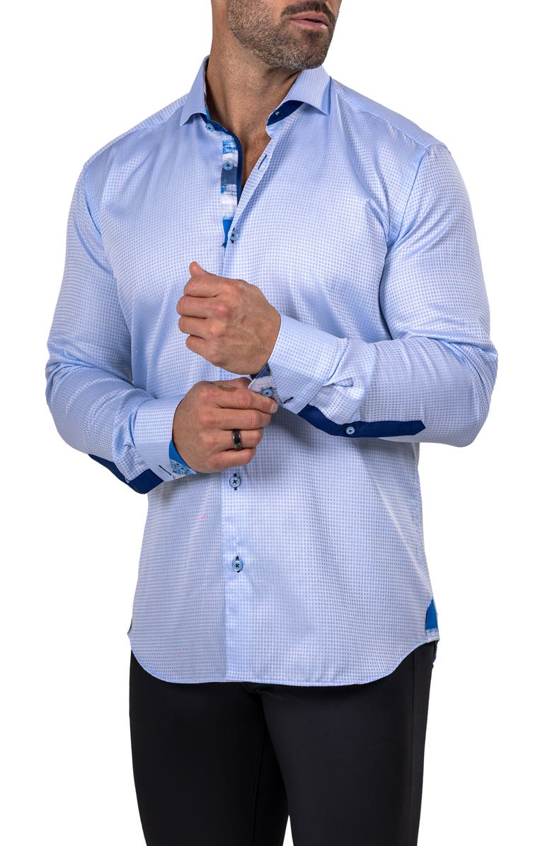 Maceoo Eins Marthy Contemporary Fit Cotton Button-Up Shirt, Alternate, color, 