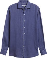 Peter Millar Shoreside Linen Button-Up Shirt