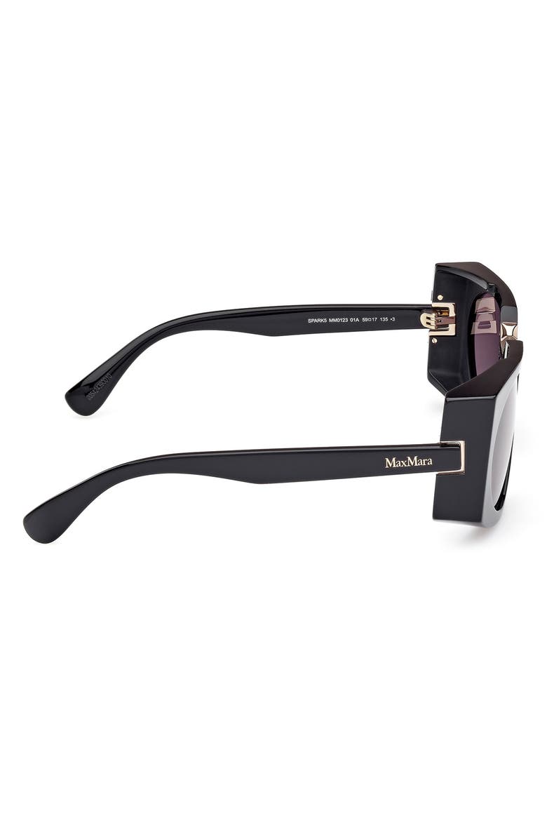 Max Mara 59mm Round Sunglasses, Alternate, color,