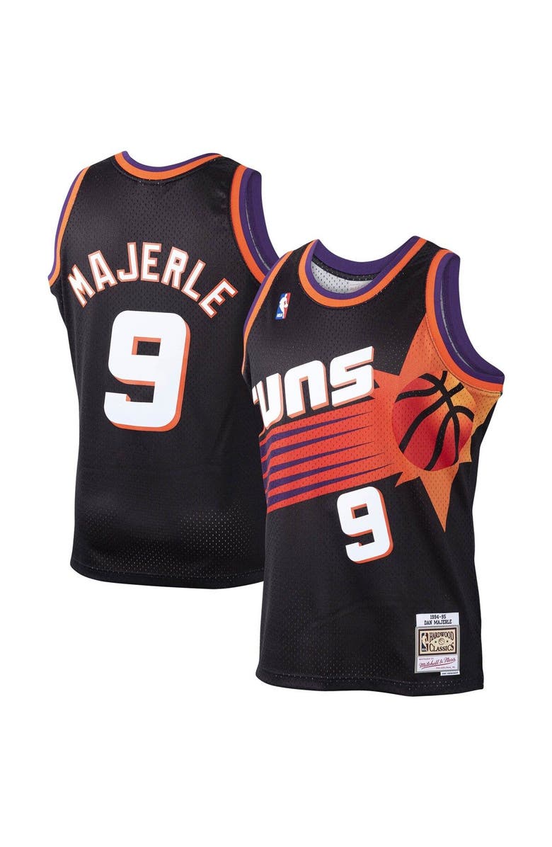 Mitchell & Ness Men's Mitchell & Ness Dan Majerle Black Phoenix Suns 1994/95 Hardwood Classics Swingman Jersey, Main, color, 