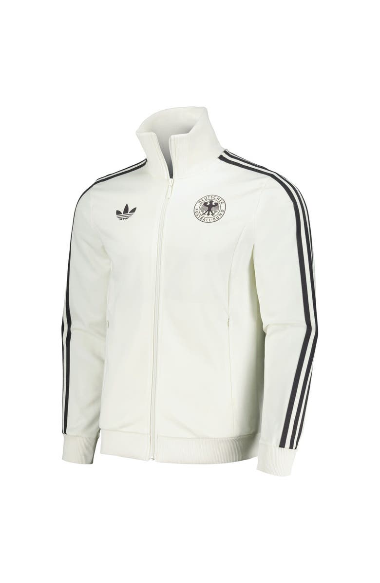 adidas Originals Men's adidas Originals  Cream Germany National Team Beckenbauer Full-Zip Track Jacket, Alternate, color, 
