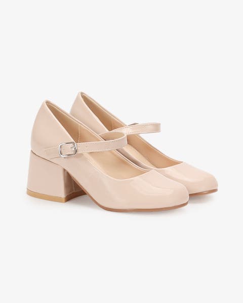 Charlotte Patent Mary Jane Girls Block Heel (Toddler, Little Kid & Big Kid)