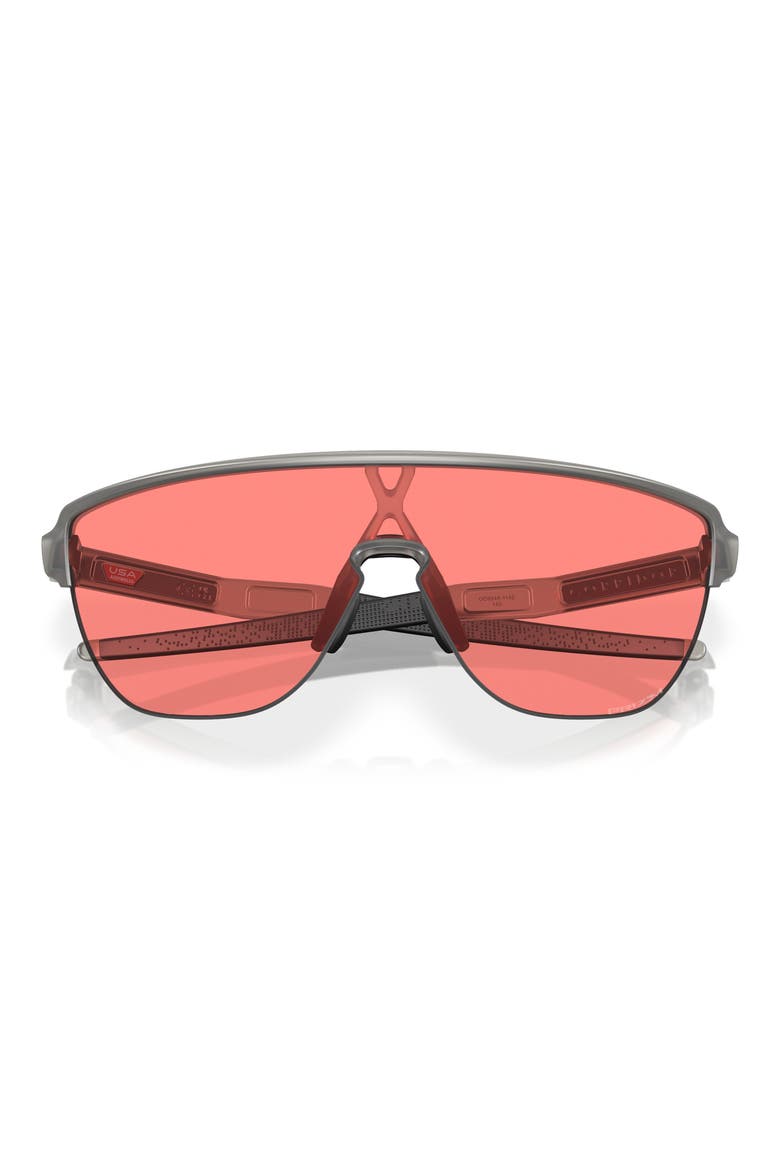 Corridor 42mm Semirimless Prizm™ Shield Sunglasses, Alternate, color, PEACH