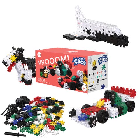 Nano Clics Creative Builders 250, construction toys for children ages 8 and up, creative educational toys in a 250 piece set, building blocks for girls and boys, durable toys