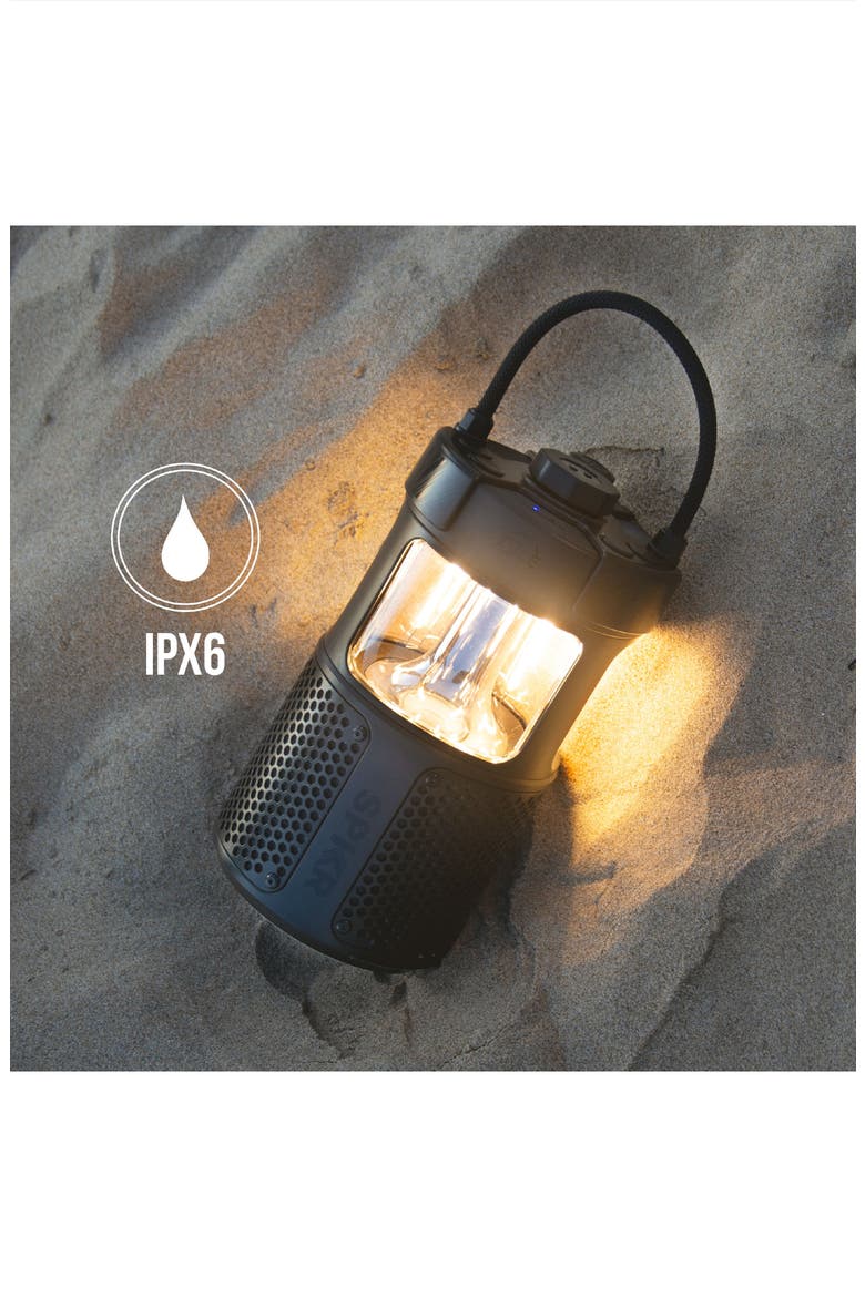 lightSPKR Bluetooth Wireless Speaker w/ Camping Lantern, Alternate, color, Midnight Black