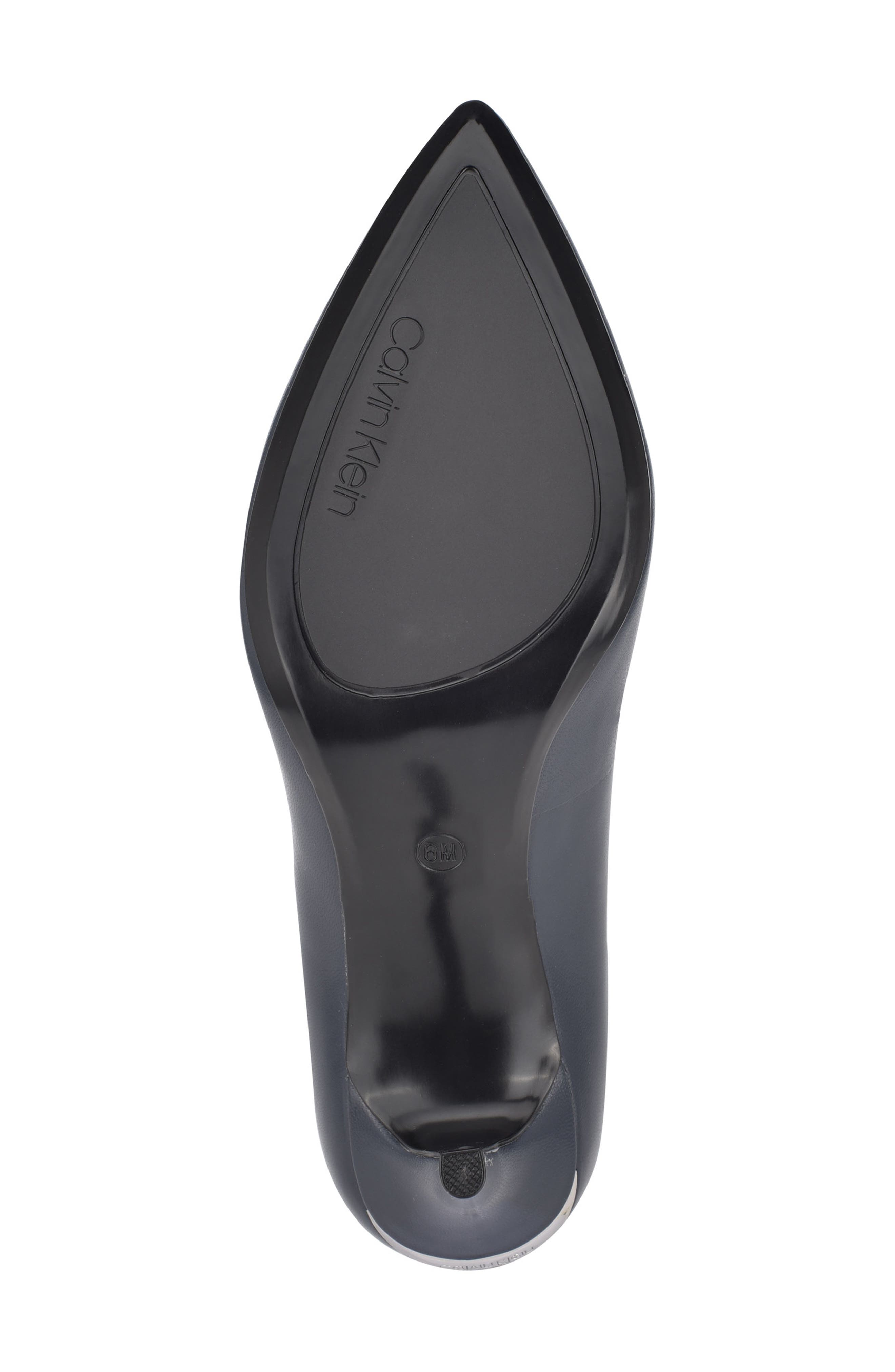 Gayle Pump, Alternate, color, DARK BLUE LEATHER