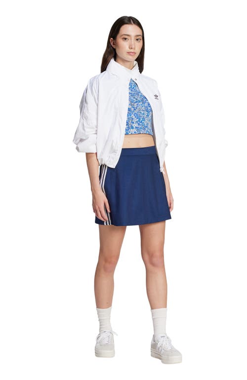 Adidas Originals X Liberty London Stretch Cotton Baby Tee In Blue